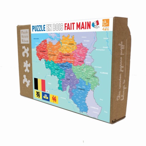 Puzzle 24 pièces - Carte De...
