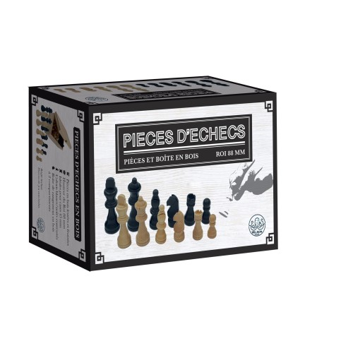 Pièces d'Echecs Bois (Roi...