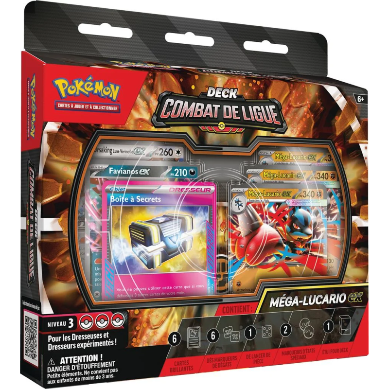 Pokemon Deck Combat de Ligue Mega Lucario EX