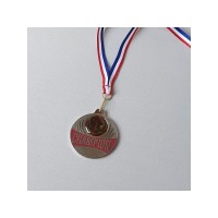 Médaille Echecs Champions 50mm - Argent