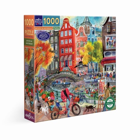 Puzzle 1000 pièces - Artists in Amsterdam
