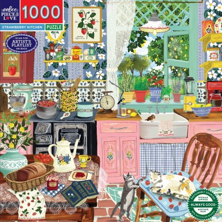 Puzzle 1000 pièces - Strawberry Kitchen