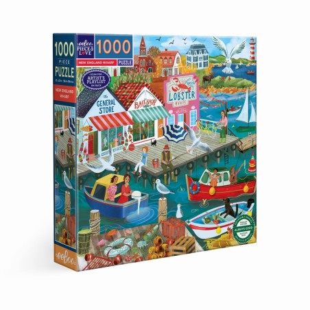 Puzzle 1000 pièces - New England Wharf
