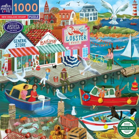 Puzzle 1000 pièces - New England Wharf
