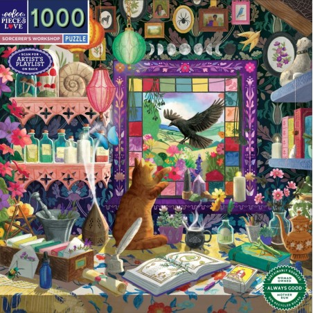 Puzzle 1000 pièces - Sorcerer's Workshop