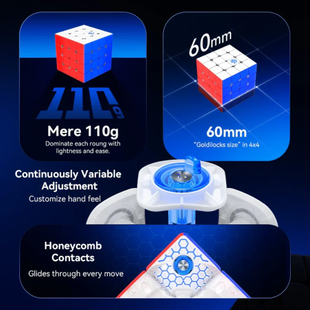 Cube 4x4 Gan 460 M V2 (UV Coated)