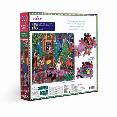 Puzzle 1000 pièces - Christmas in Brooklyn