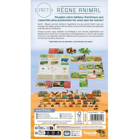 Earth - Extension Règne Animal