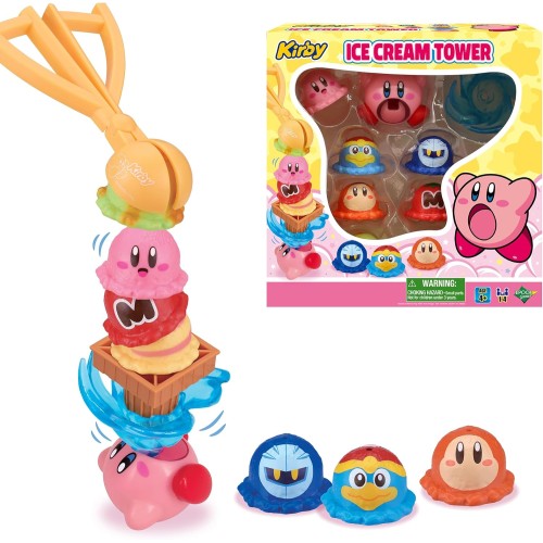 Kirby Ice Cream Stacking Tower