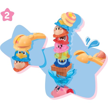 Kirby Ice Cream Stacking Tower