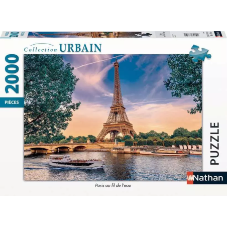 Puzzle 2000 pièces - Paris au Fil de l'Eau