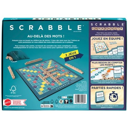 Scrabble Classique en Bois