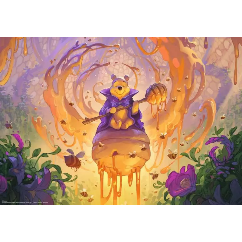 Puzzle 300 pièces - Disney Lorcana Winnie l'Ourson Magicien Mellifique