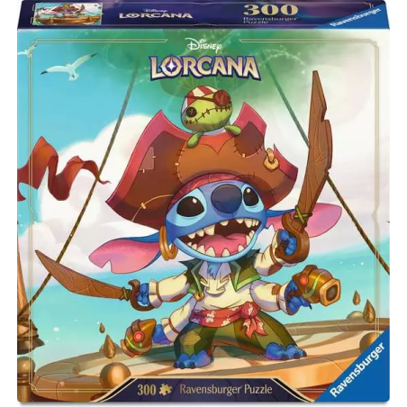 Puzzle 300 pièces - Disney Lorcana Stitch Boucanier Alien