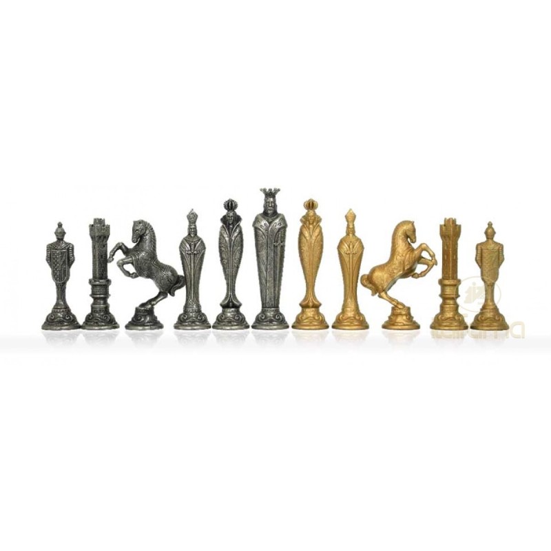 Pièces Echecs Métal Renaissance Taille 6