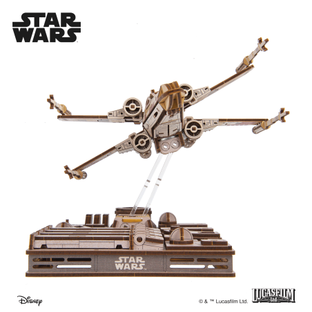 Puzzle 3D Bois Star Wars Luke Skywalker's X Wing Starfighter