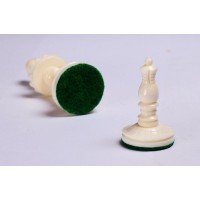 Pièces d'Echecs Temple Camel Bone Black/White (Os)