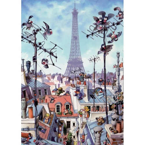 Puzzle 1000 pièces - Eiffel...