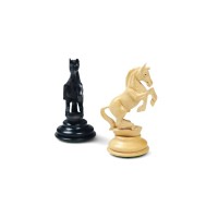 Pièces d'Echecs Torino Ebène - Taille 5